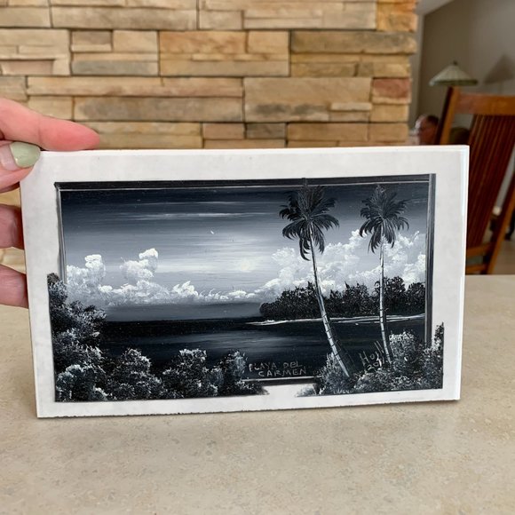 Set of 2 Handpainted Tiles • Playa del Carmen • Mexico - Picture 7 of 13